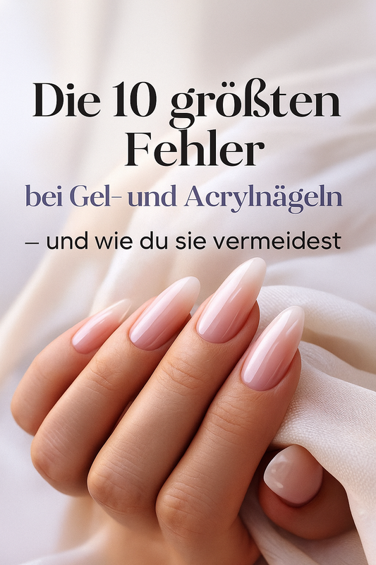 Die 10 größten Fehler bei Gel- und Acrylnägeln – und wie du sie vermeidest|MEVANAILS