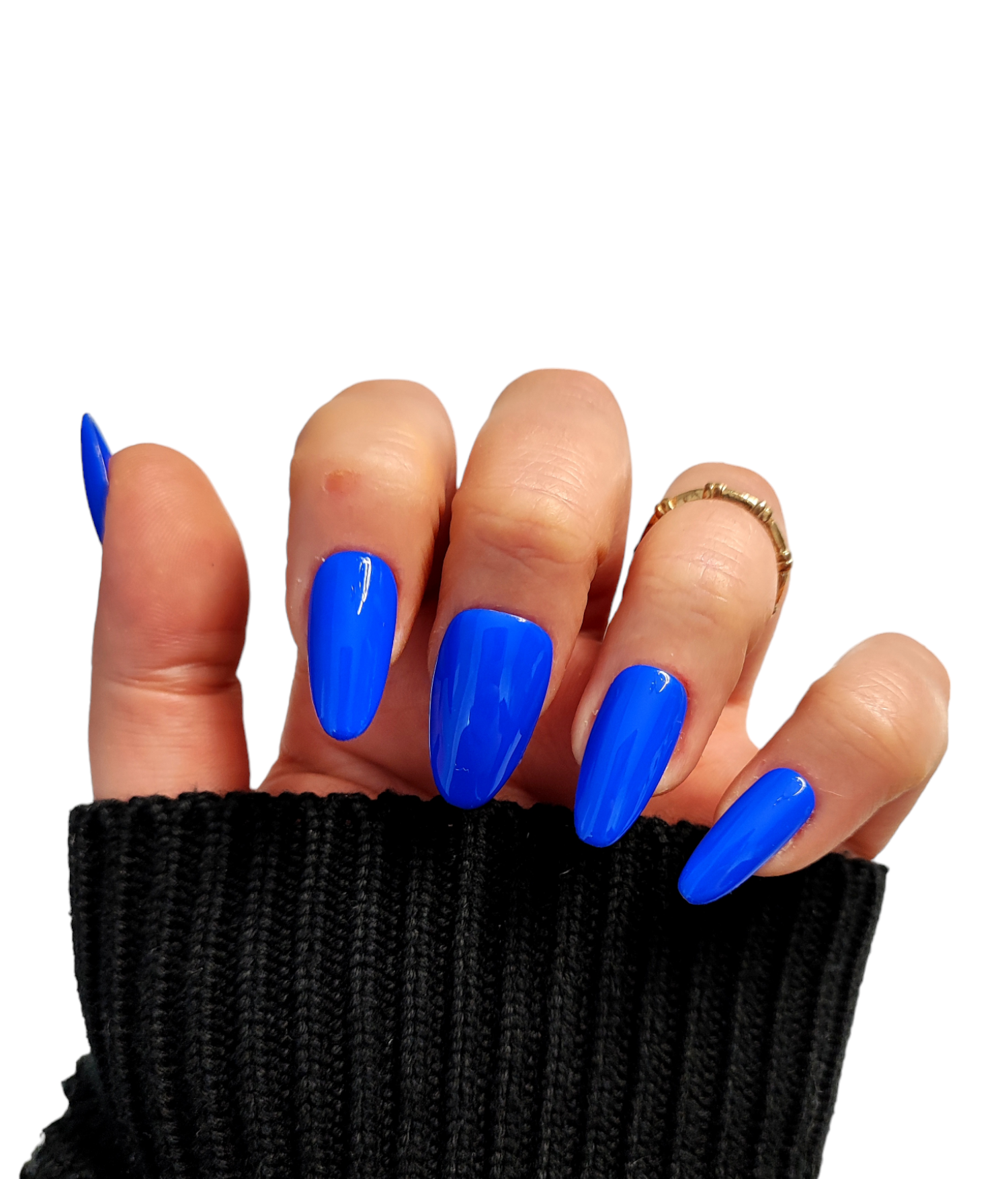 Blaue Queen – Royalblaue Press On Nägel mit Glanz | MEVANAILS