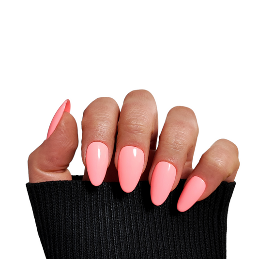 Candy Coral – Press On Nägel in Koralle mit Gel-Glanz | MEVANAILS