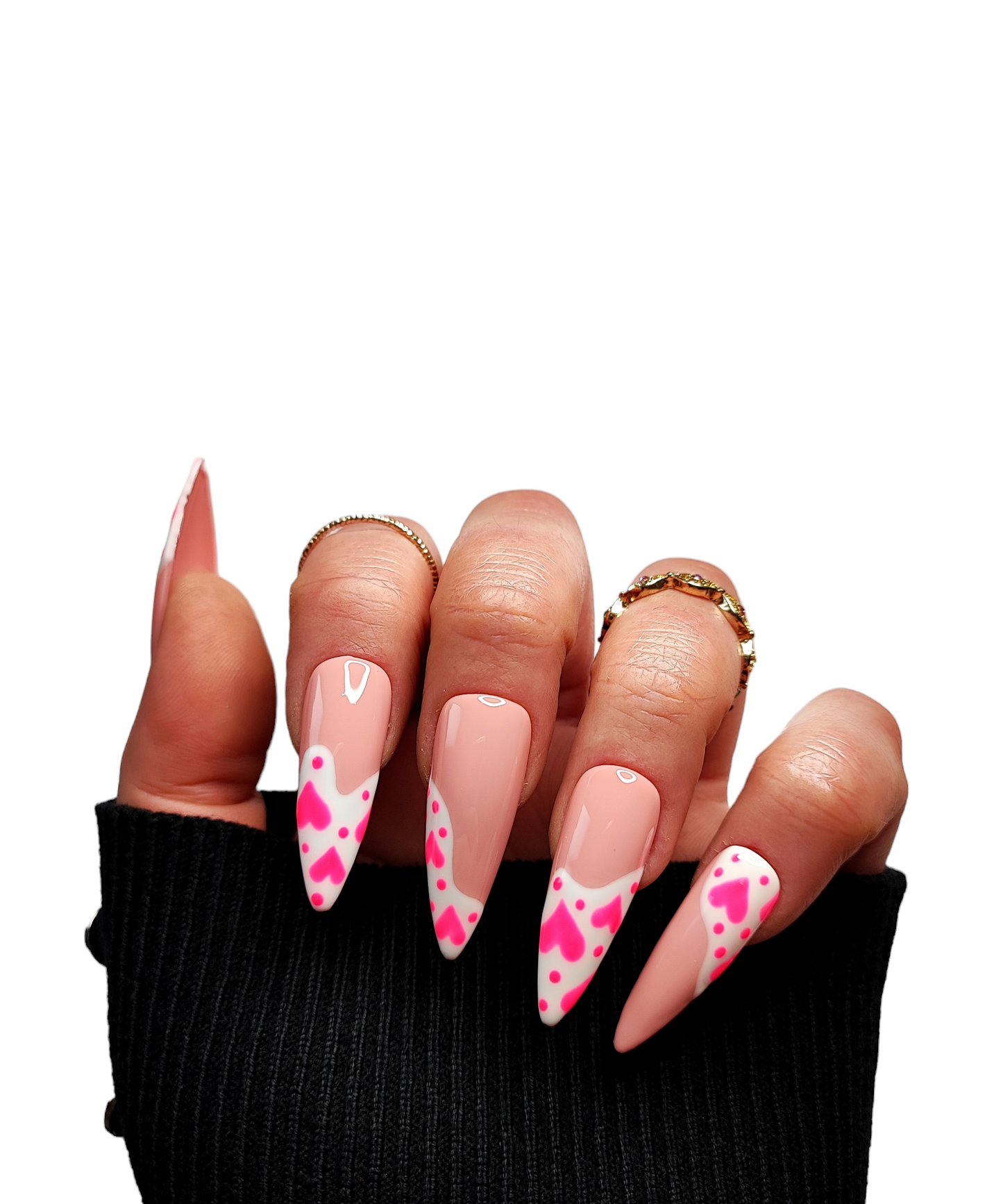 French Love – Romantische French Press On Nägel | MEVANAILS