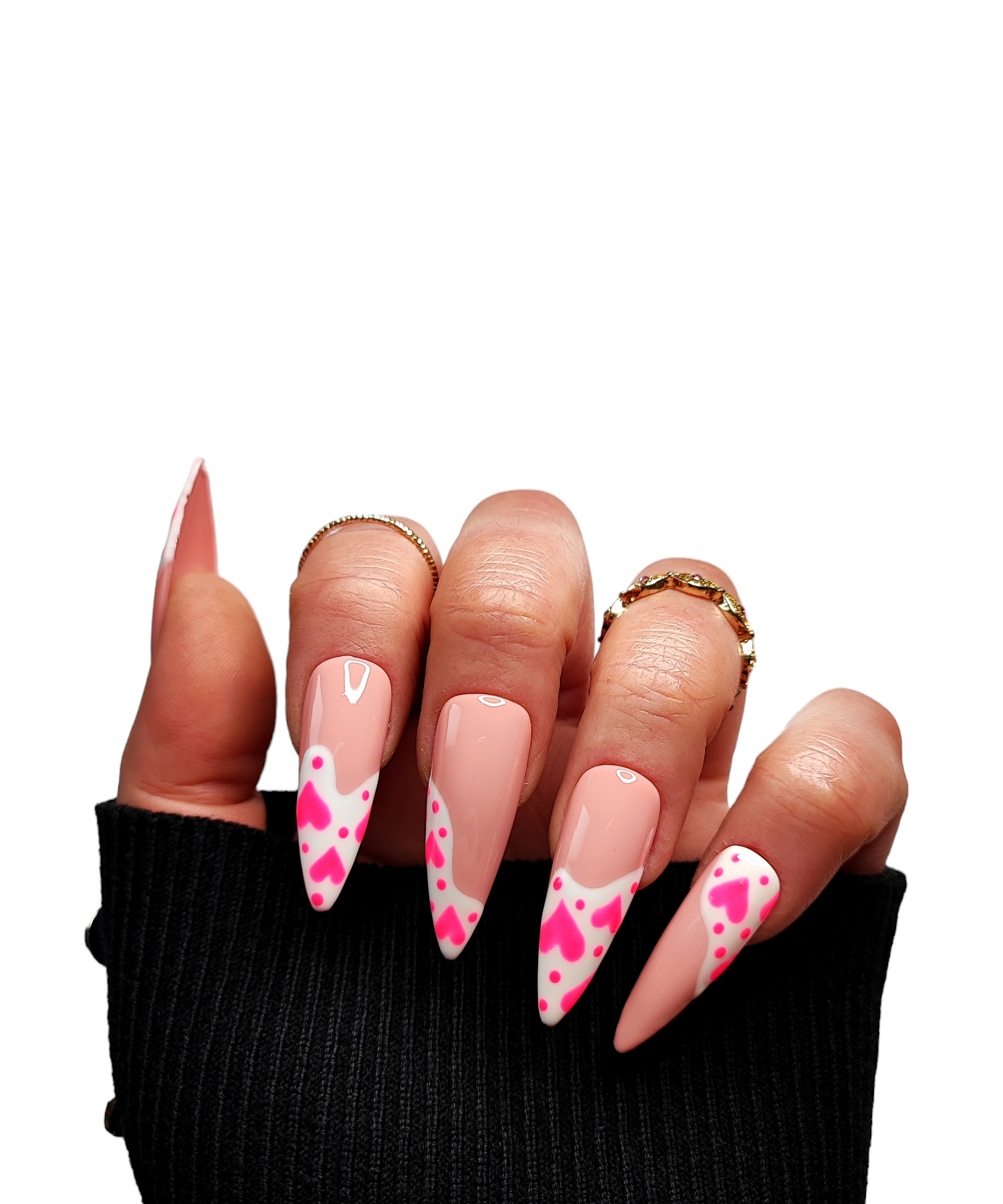 French Love – Romantische French Press On Nägel | MEVANAILS