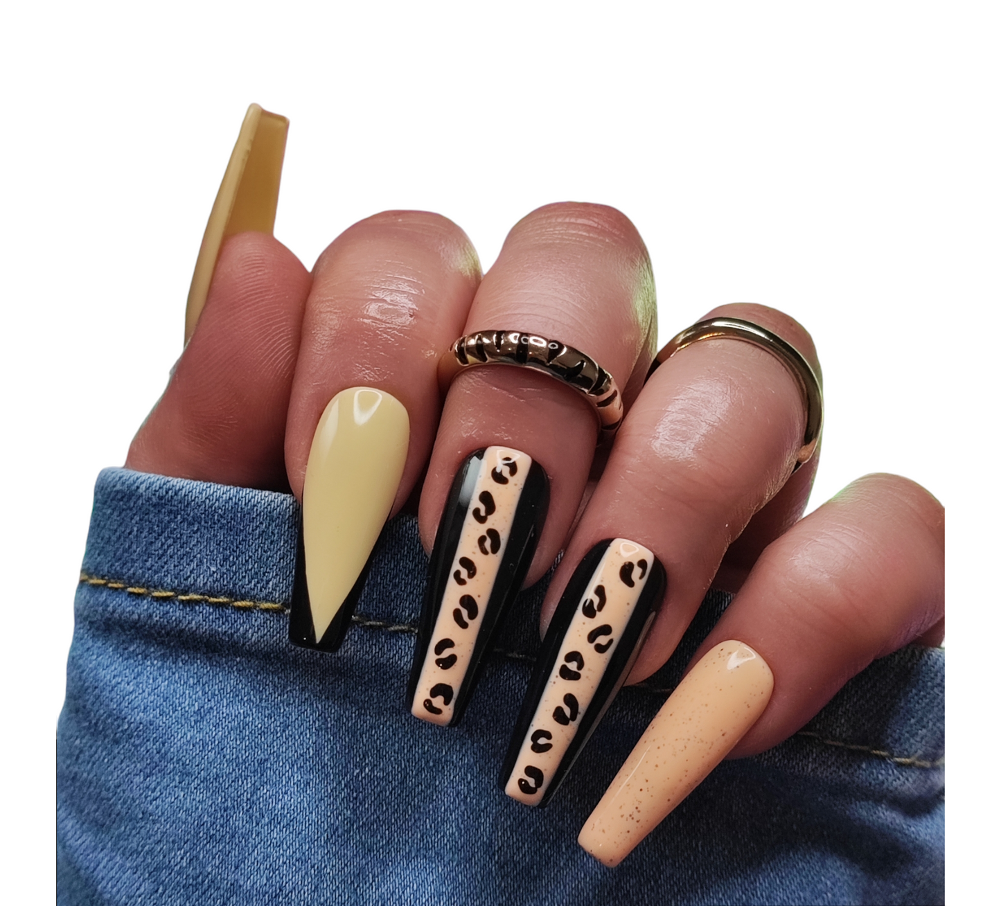 Press On Nails Yellow Pastell – Gelbe Pastell-Nägel mit Gel von MEVANAILS