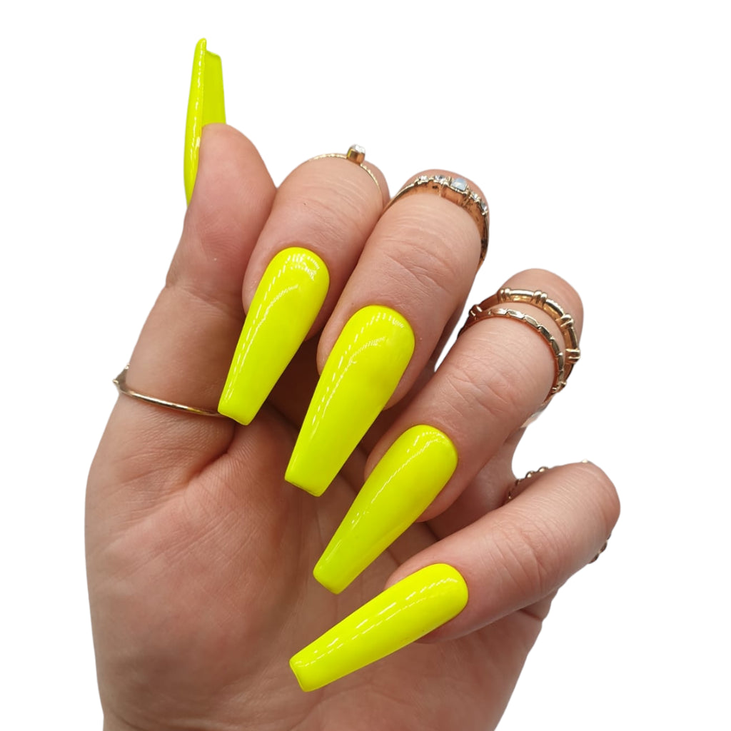 Press On Nails Sunshine – Sonnige Gel-Nägel von MEVANAILS