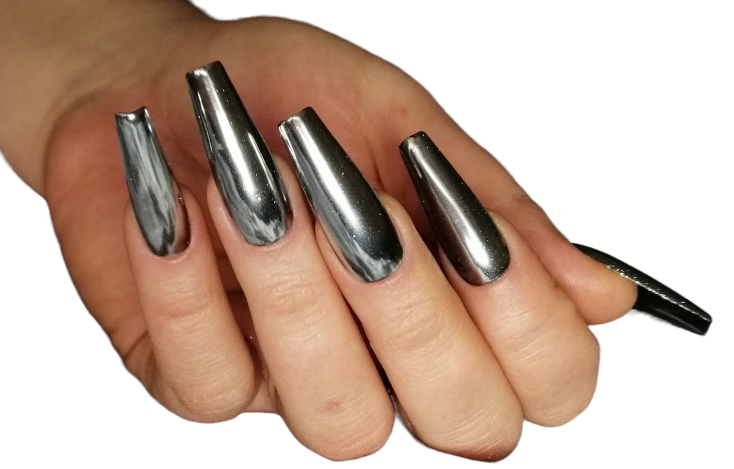 Press On Nails Mirror Chrome