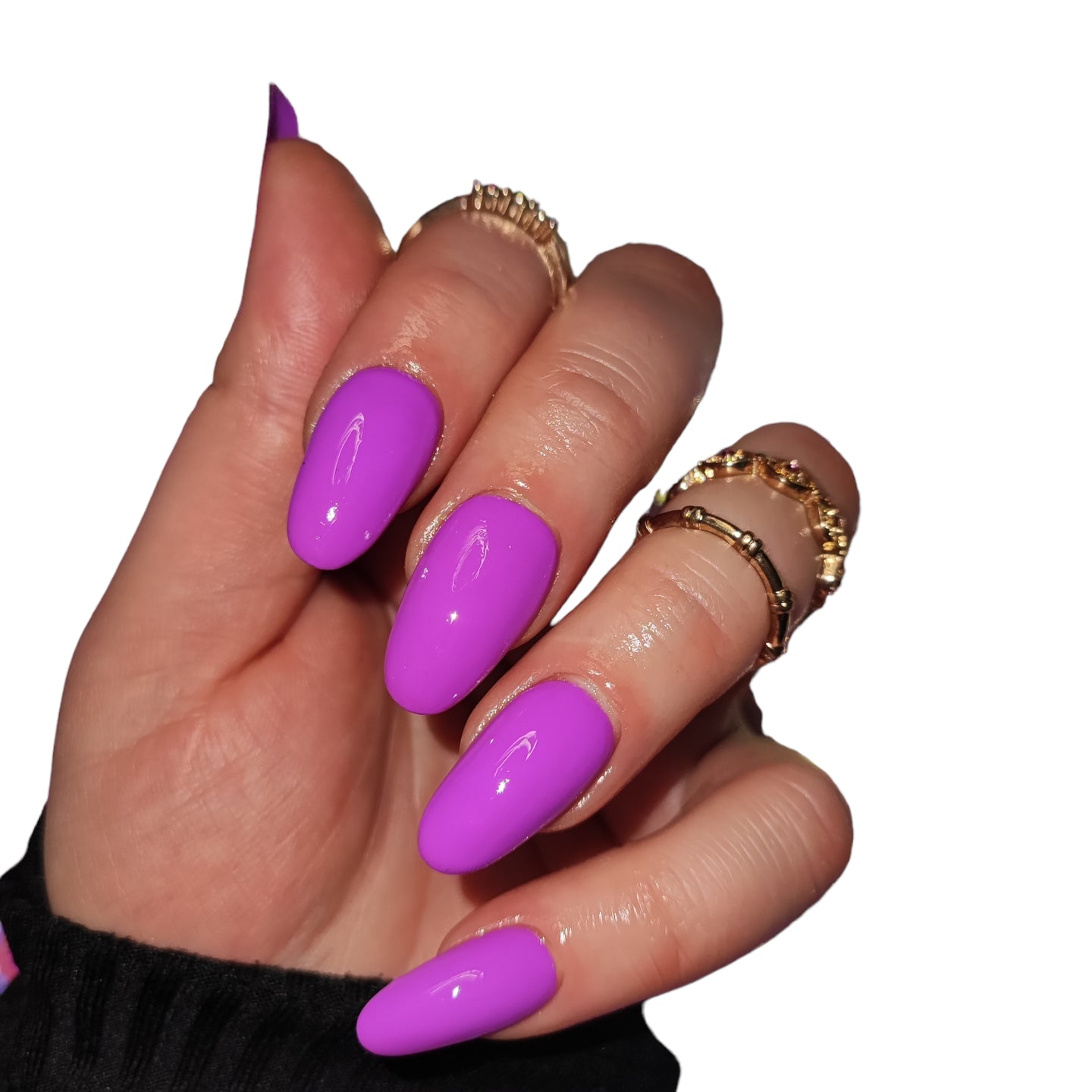 Neon Lila Press On Nägel – Knalliger Style | MEVANAILS