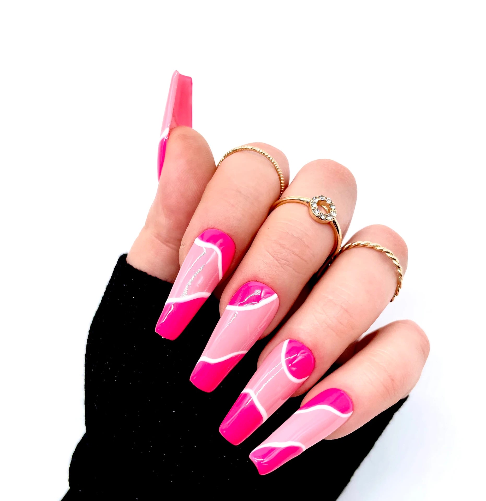 Neonky Pink Press On Nägel – Knalliger Pink-Look | MEVANAILS