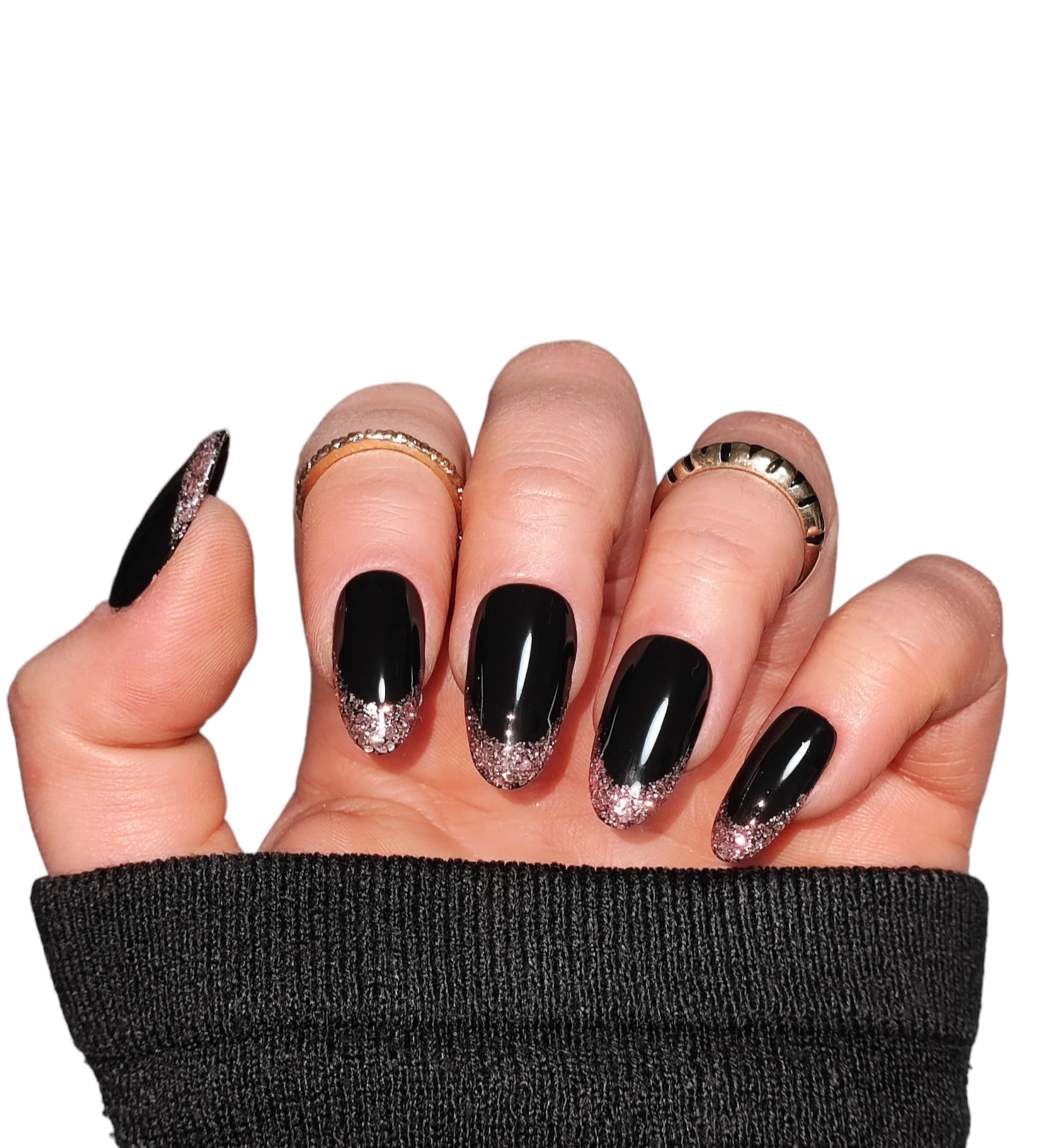 Night Queen – Elegante Press On Nägel in Dunkel | MEVANAILS