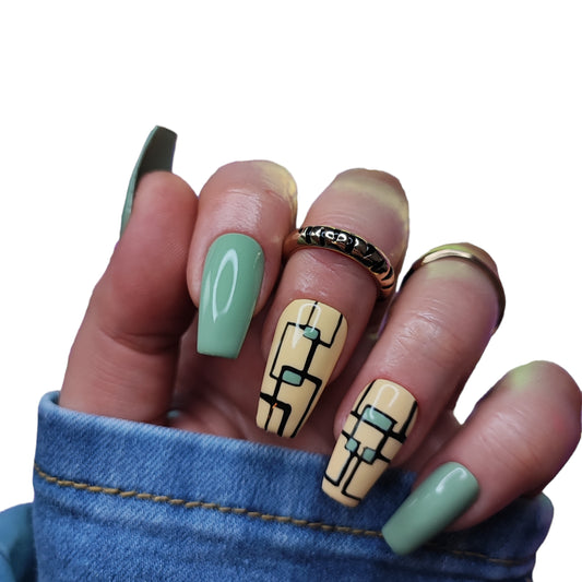 Press On Nails Pastell – Bunte Pastell-Nägel mit Gel von MEVANAILS
