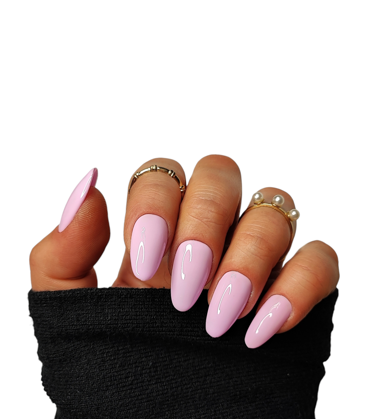 Raspberry Ice – Pinke Press On Nägel mit Glanz | MEVANAILS