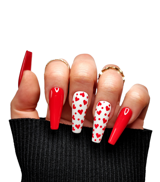 Valentinstag Nägel – Romantische Press On Nails | MEVANAILS